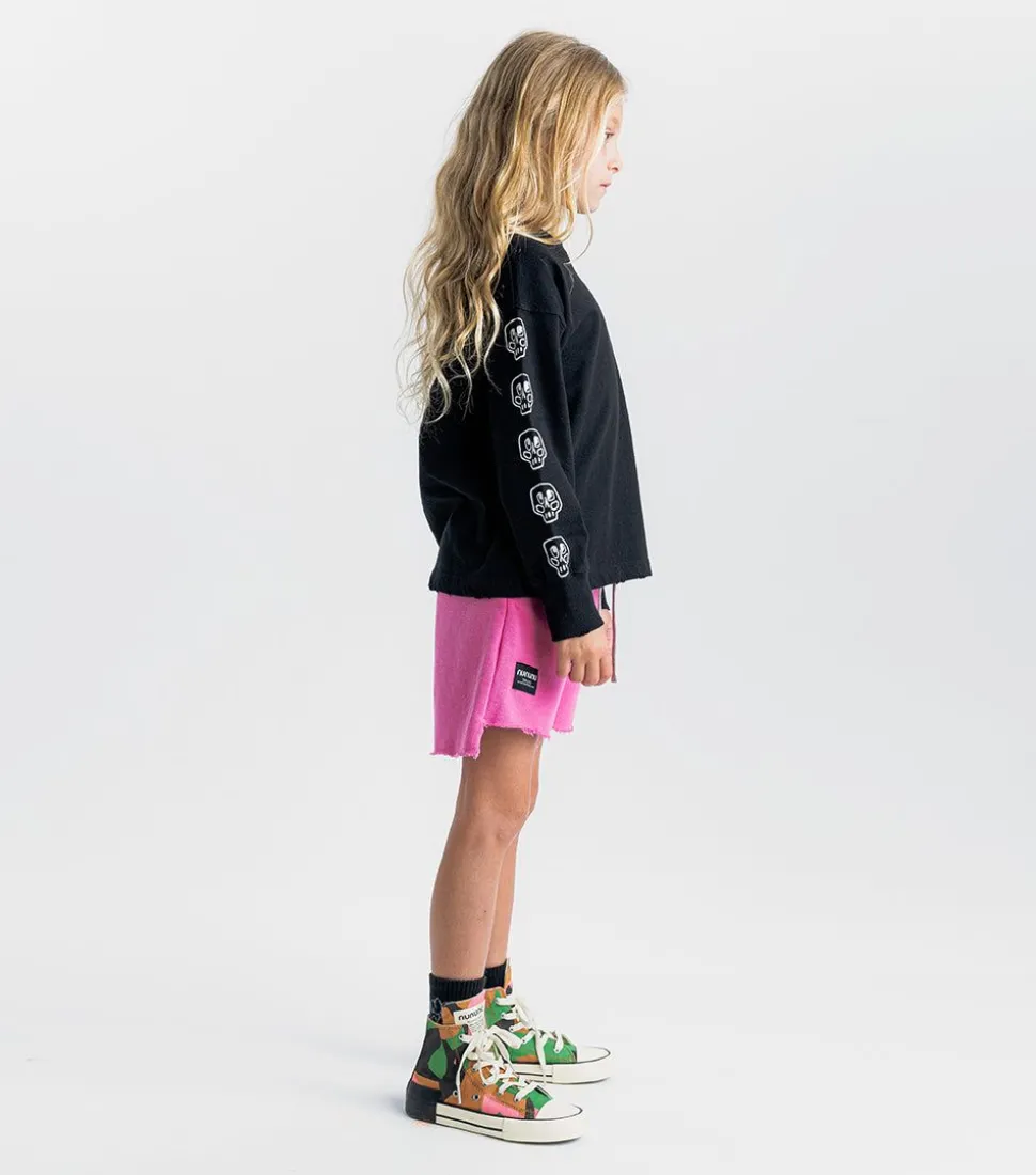 NUNUNU Unbalanced Sweatshorts Online