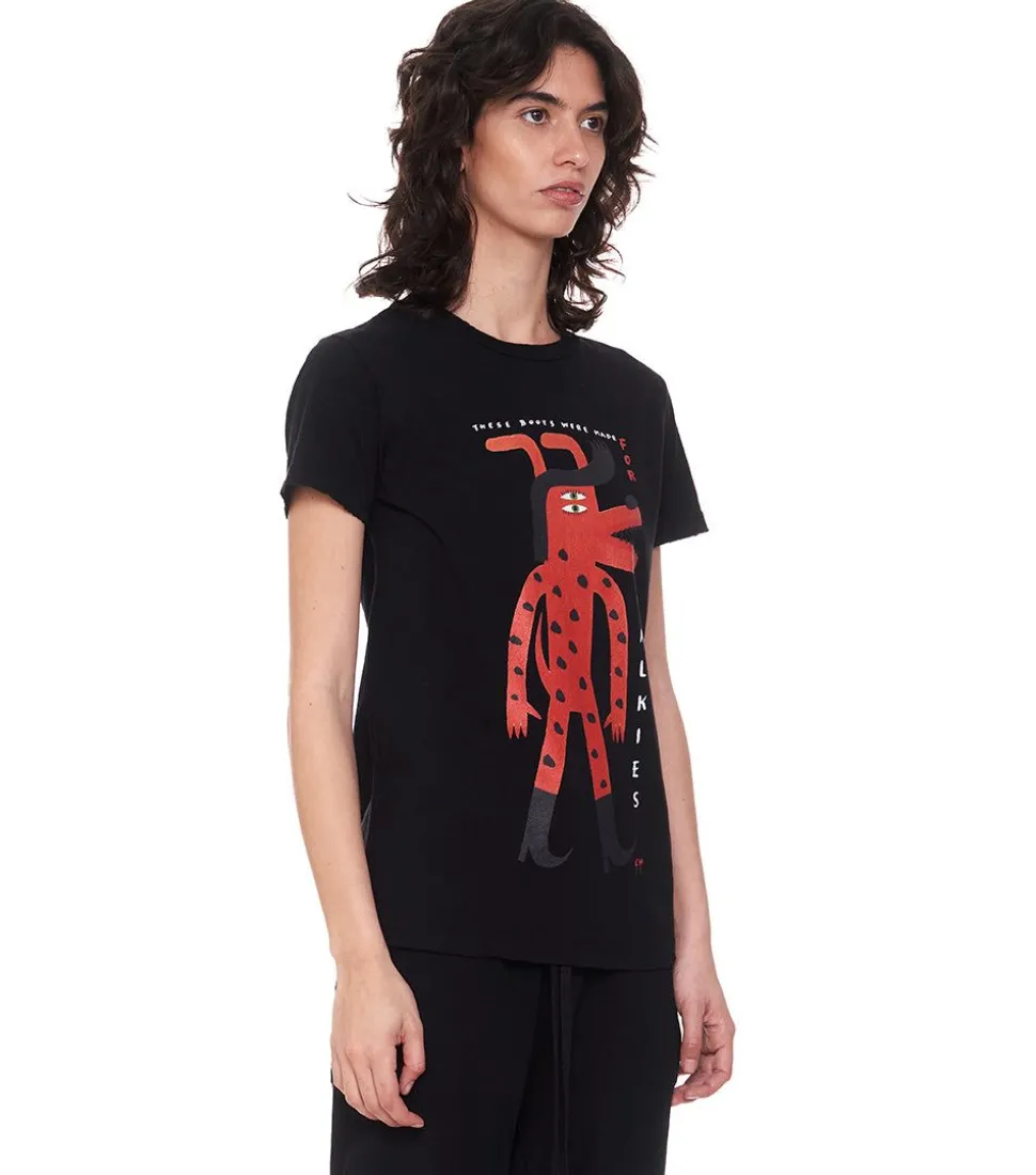 NUNUNU Women'S Walkies T-Shirt Hot